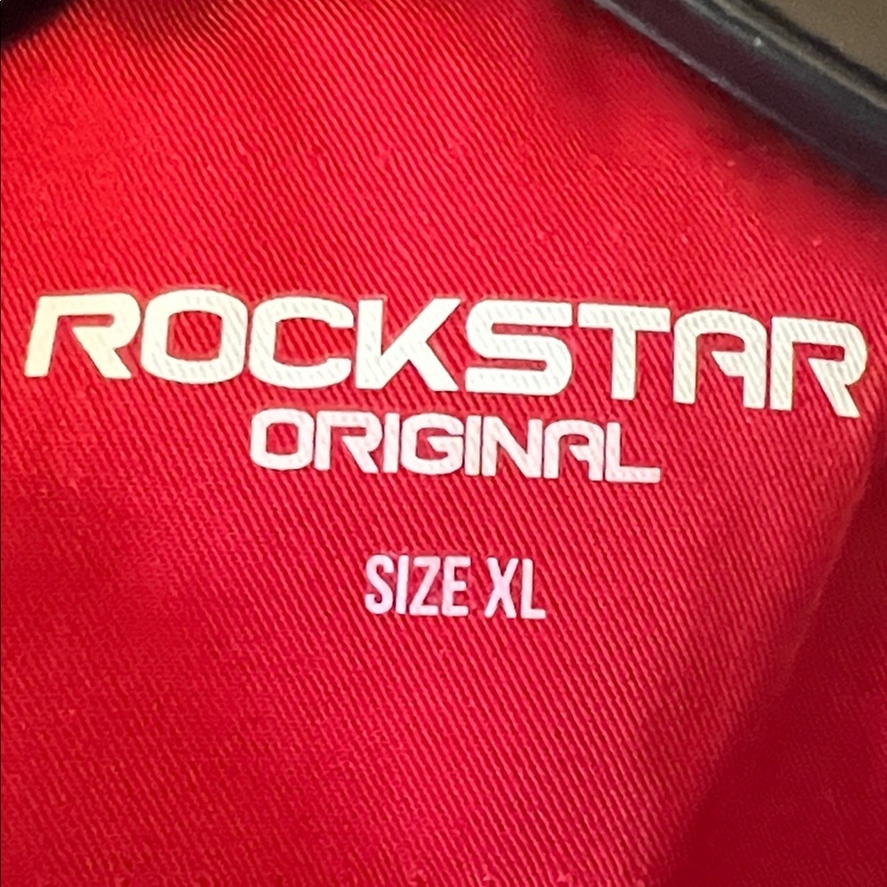 Rockstar Original Red Graphic Skeleton Bomber Jacket Size XL - Picture 6 of 6